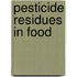 Pesticide Residues In Food