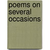 Poems On Several Occasions door Thomas Parnell