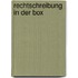 Rechtschreibung in der Box
