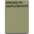 Referate Im Sachunterricht