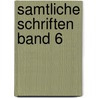 Samtliche Schriften Band 6 door Jakob Friedrich Fries