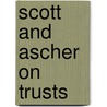 Scott And Ascher On Trusts door William Franklin Fratcher