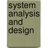 System Analysis And Design by William S. Chao