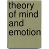 Theory Of Mind And Emotion door Giulia Cavalli