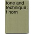Tone And Technique: F Horn