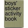 Boys' Sticker Activity Book door Roger Priddy