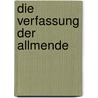 Die Verfassung der Allmende by Elinor Ostrom