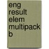Eng Result Elem Multipack B