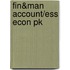 Fin&Man Account/Ess Econ Pk