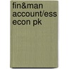 Fin&Man Account/Ess Econ Pk by Pauline Weetman