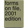 Forms On File, 2001 Edition door Fof