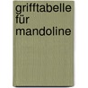 Grifftabelle Für Mandoline by Jeromy Bessler