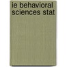 Ie Behavioral Sciences Stat by Heiman