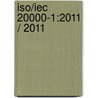 Iso/Iec 20000-1:2011 / 2011 by Mart Rovers