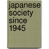 Japanese Society Since 1945