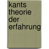Kants Theorie Der Erfahrung door Cohen Hermann