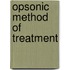 Opsonic Method Of Treatment