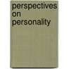 Perspectives On Personality by Michael Scheier