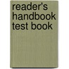 Reader's Handbook Test Book by Wendell Schwartz