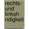 Rechts- Und Linksh Ndigkeit by Friedrich Karl Lueddeckens