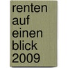 Renten Auf Einen Blick 2009 door Publishing Oecd Publishing