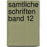 Samtliche Schriften Band 12 door Jakob Friedrich Fries