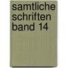 Samtliche Schriften Band 14 door Jakob Friedrich Fries