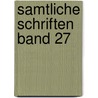 Samtliche Schriften Band 27 door Jakob Friedrich Fries