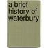 A Brief History of Waterbury
