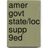 Amer Govt State/Loc Supp 9ed