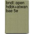 Bndl: Open Hdbk+Atwan Bae 5e
