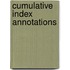 Cumulative Index Annotations