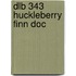 Dlb 343 Huckleberry Finn Doc