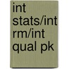 Int Stats/Int Rm/Int Qual Pk by Dennis Howitt