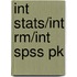Int Stats/Int Rm/Int Spss Pk