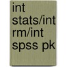 Int Stats/Int Rm/Int Spss Pk by Dennis Howitt