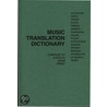 Music Translation Dictionary door Carolyn Doub Grigg