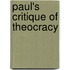 Paul's Critique Of Theocracy