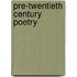 Pre-Twentieth Century Poetry