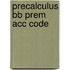 Precalculus Bb Prem Acc Code