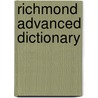Richmond Advanced Dictionary door Stephen Richmond