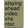 Staying Ahead Video Vhs Ntsc door Sarah Jones-Macziola