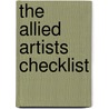 The Allied Artists Checklist door Len D. Martin