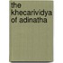 The Khecarividya of Adinatha