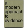 A Modern Approach to Evidence door Samuel Gross