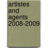 Artistes And Agents 2008-2009 door Simon Block