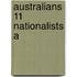 Australians 11 Nationalists A