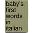 Baby's First Words in Italian