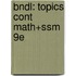 Bndl: Topics Cont Math+Ssm 9e