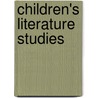 Children's Literature Studies door M.O. Grenby